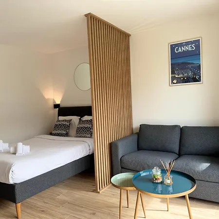 Cosy Appartement, Centre-ville Cannes, Terrasse, Clim דירה קאן
